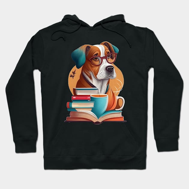 Books And Coffee And Dogs And Social Justice Hoodie by Creativoo